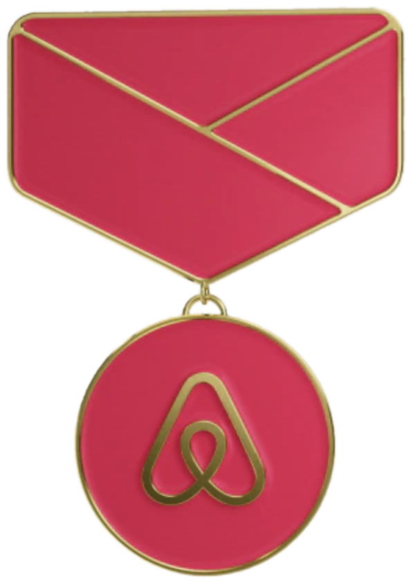 Airbnb Superhost medal